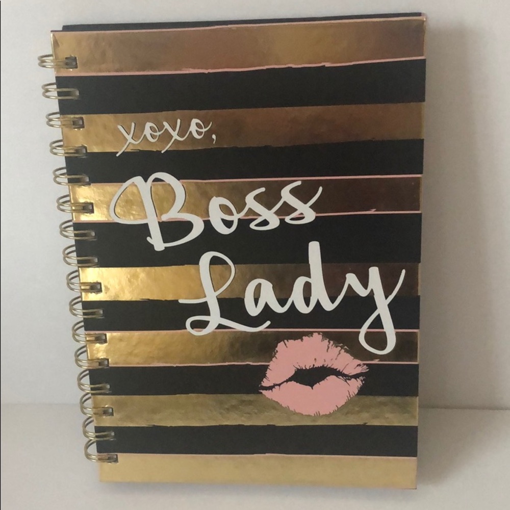 Charming Charlie Black & Gold Journal